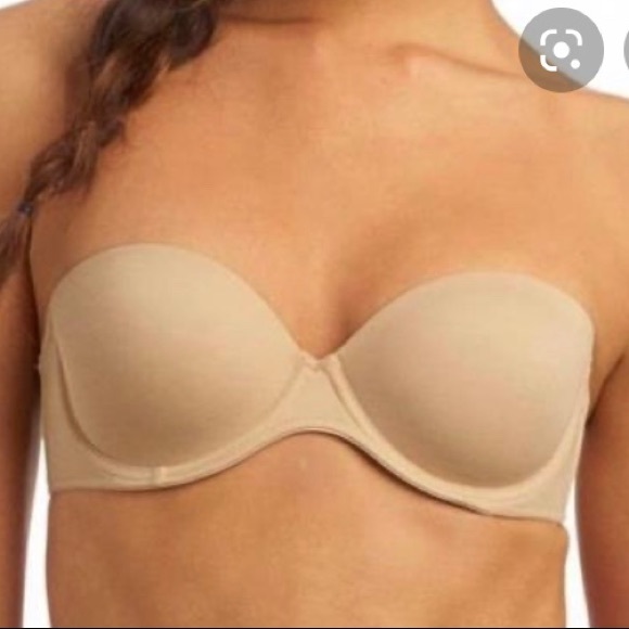 aerie Other - Aerie Audrey Strapless Tan Nude Underwire Bra